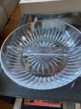 Princess House Divided Serving Bowl